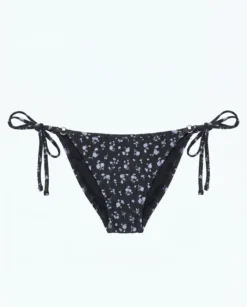 Braga bikini clásica tiras mini flores azules