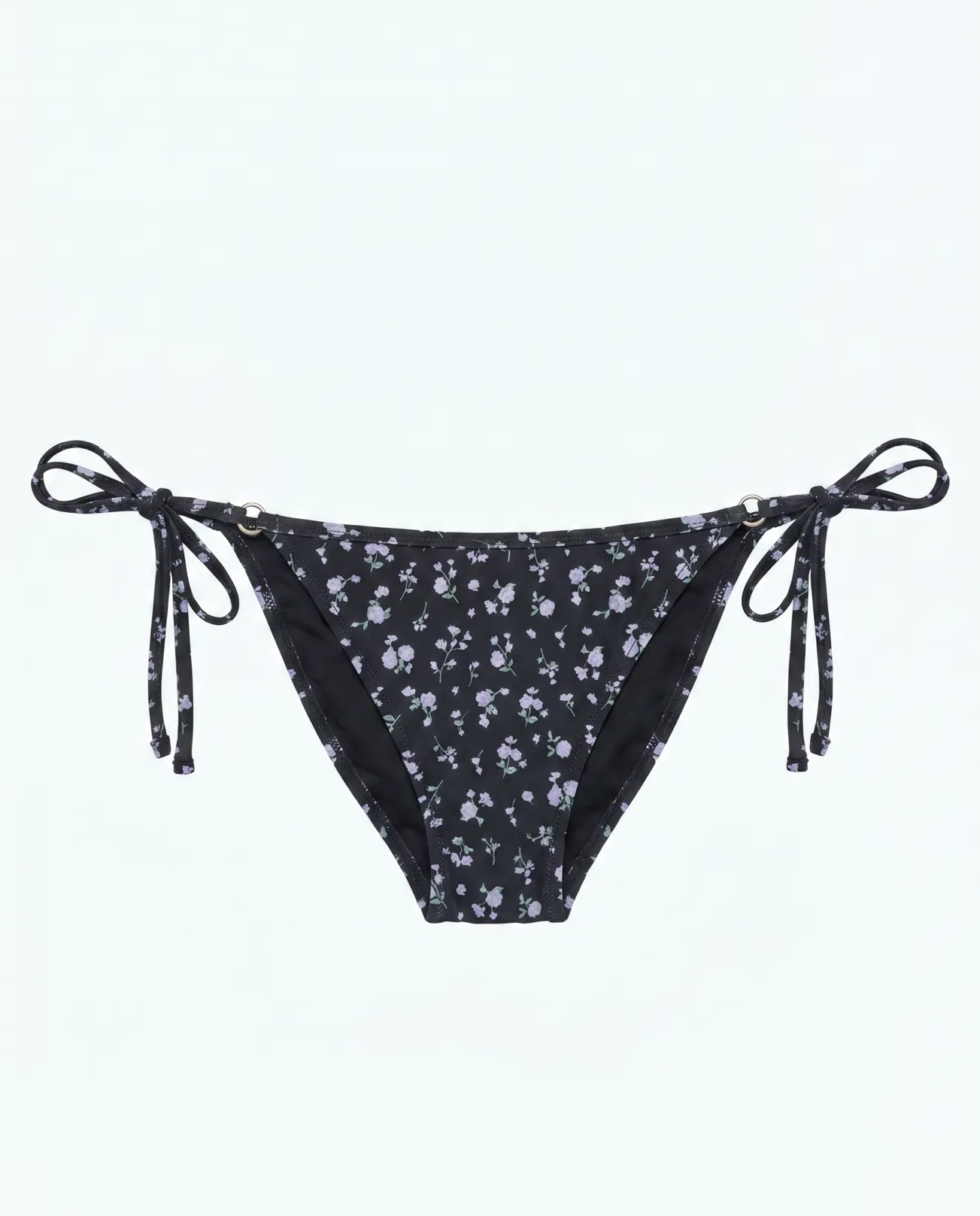 Braga bikini clásica tiras mini flores azules