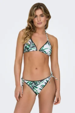 Braga bikini estampada
