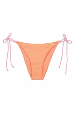 Braga bikini media tira naranja