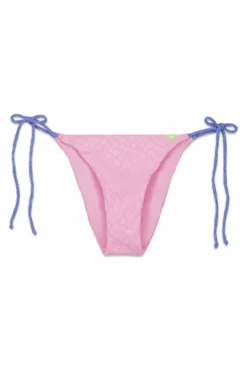Braga bikini media tira rosa