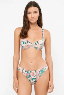 Braga bikini print mosaico tropical