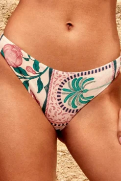 Braga bikini print mosaico tropical