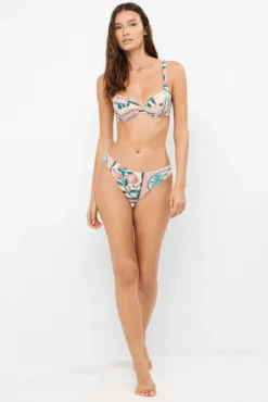 Braga bikini print mosaico tropical