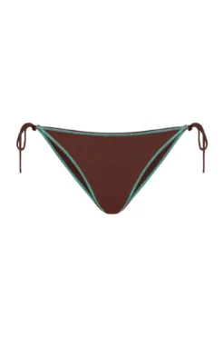 Braga bikini tiras marrón