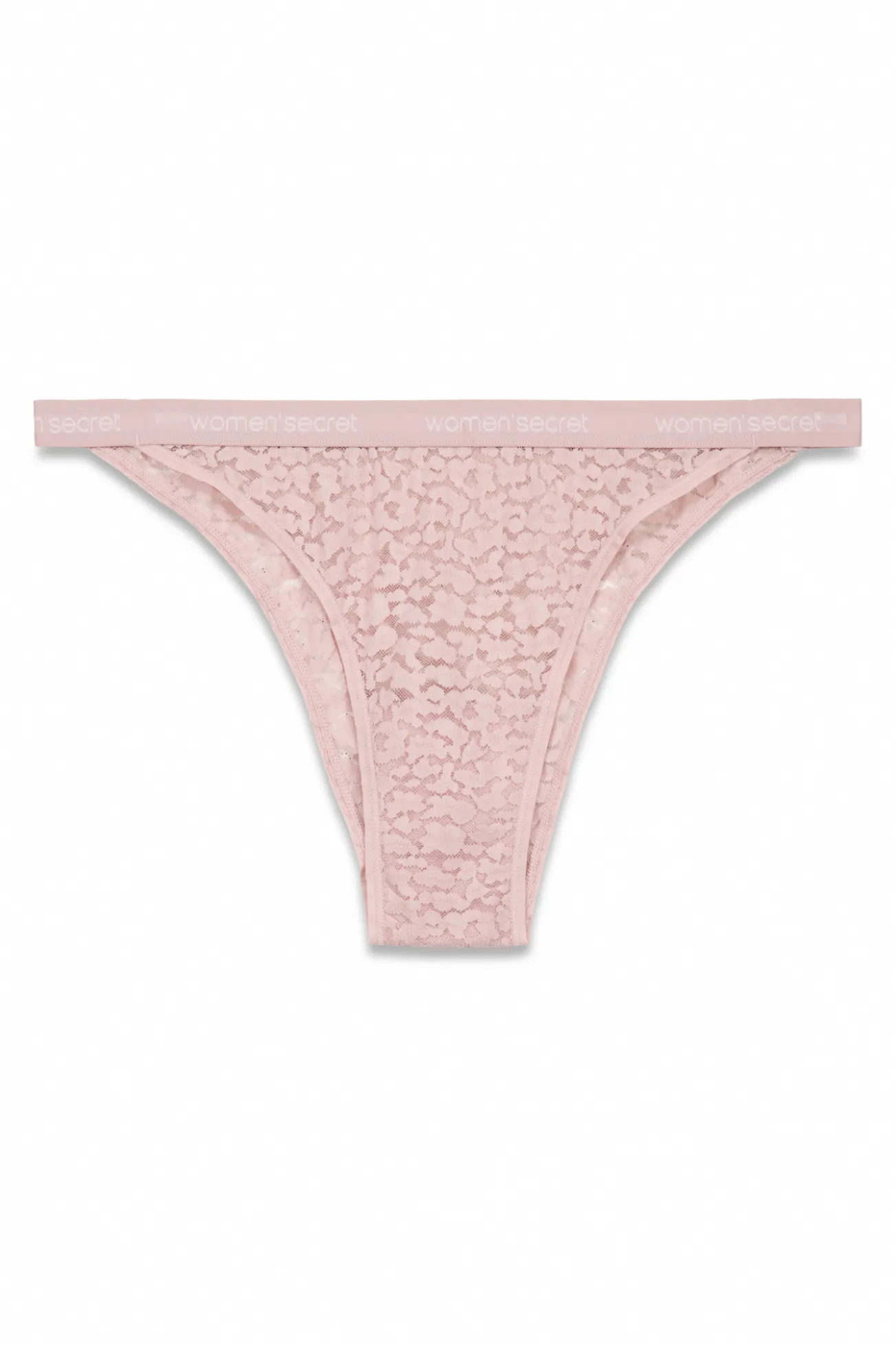 Braga brasileña animal print rosa