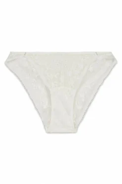 Braga clásica encaje blanco lurex