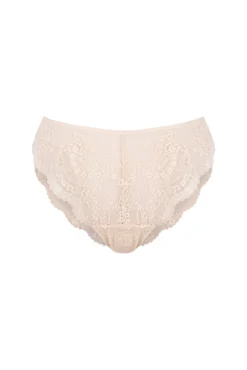 Braga clásica encaje nude