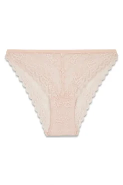 Braga clásica encaje rosa