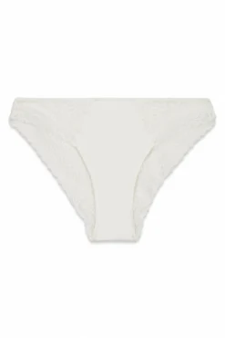 Braga clásica microfibra y encaje blanco