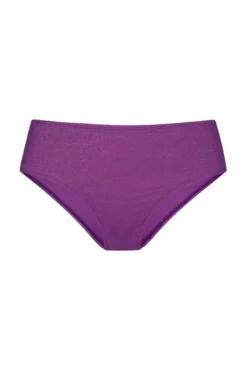 Braga de bikini brasileña brillo morado