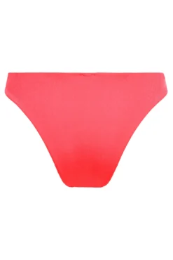 Braga de bikini brasileña coral neón