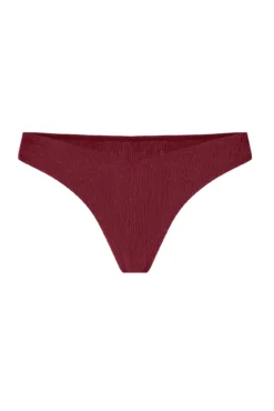 Braga de bikini brasileña roja