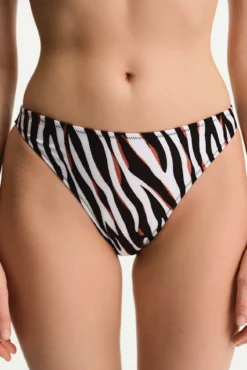 Braga de bikini clásica animal print