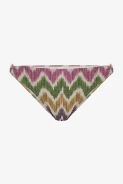 Braga de bikini clásica estampada brillo