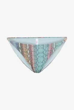 Braga de bikini clásica print serpiente brillo