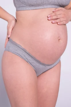 Braguita básica premamá en algodón con lunares