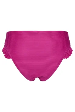 Braguita de bikini alta con detalle de volante en los laterales