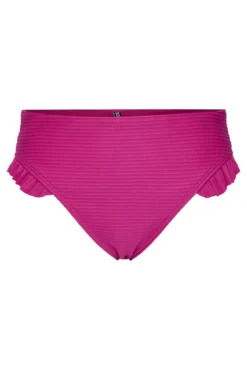Braguita de bikini alta con detalle de volante en los laterales