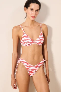 Braguita de bikini clásica estampada