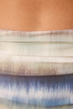 Braguita de bikini estampada de talle alto