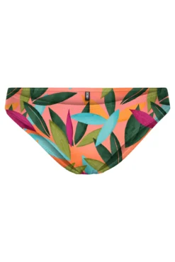 Braguita de bikini estampado hojas