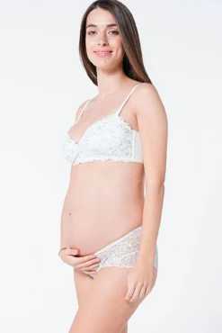 Braguita encaje premamá con estampado