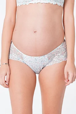 Braguita encaje premamá con estampado