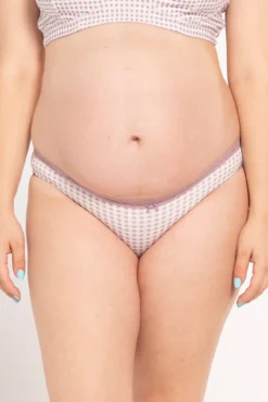 Braguita premamá algodón print vichy