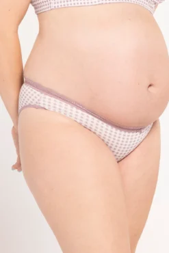 Braguita premamá algodón print vichy