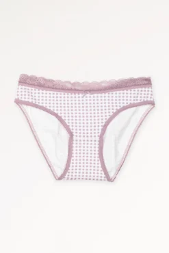 Braguita premamá algodón print vichy