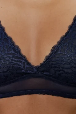 Bralette Triangular Niki - Navy Blue