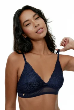 Bralette Triangular Niki - Navy Blue