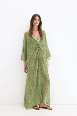 Caftán estampado