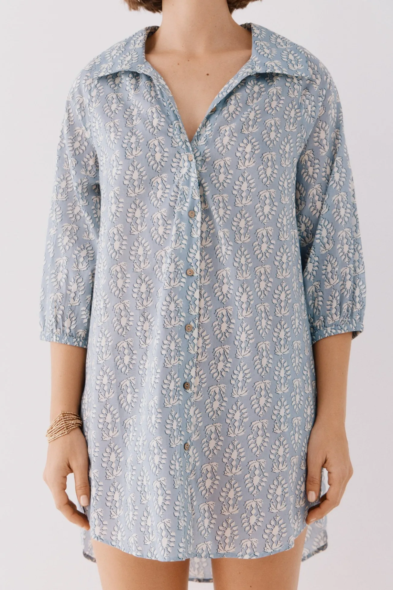 Caftán túnica estampado
