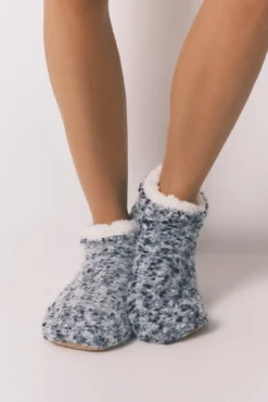 Calcetines cortos tricot azul