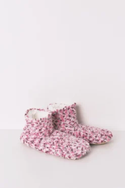 Calcetines cortos tricot rosa