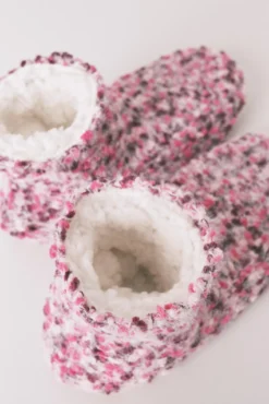 Calcetines cortos tricot rosa