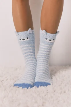 Calcetines largos pelo print oso 3D
