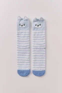 Calcetines largos pelo print oso 3D
