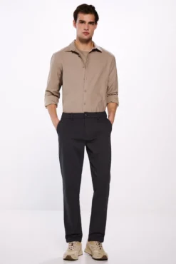 Camisa algodón cepillado