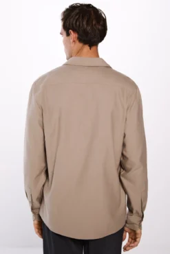 Camisa algodón cepillado