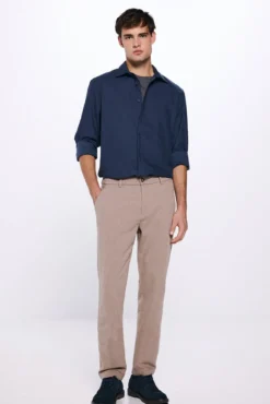 Camisa algodón cepillado