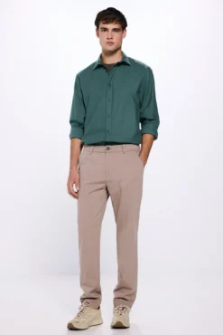 Camisa algodón cepillado