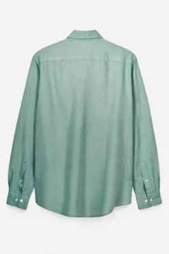Camisa algodón lino manga larga