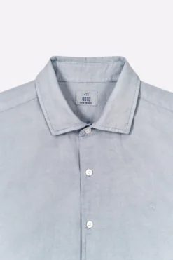 Camisa algodón lino manga larga