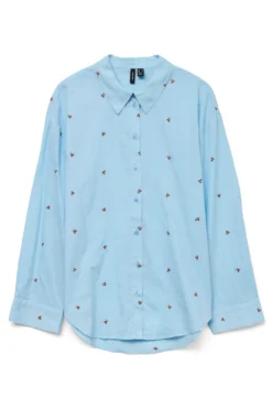 Camisa básica con bordados
