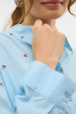 Camisa básica con bordados