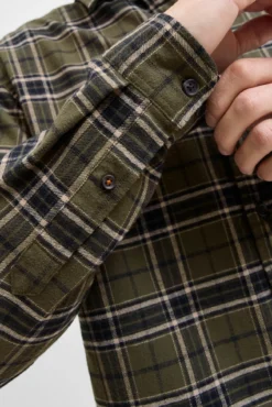 Camisa básica cuadros