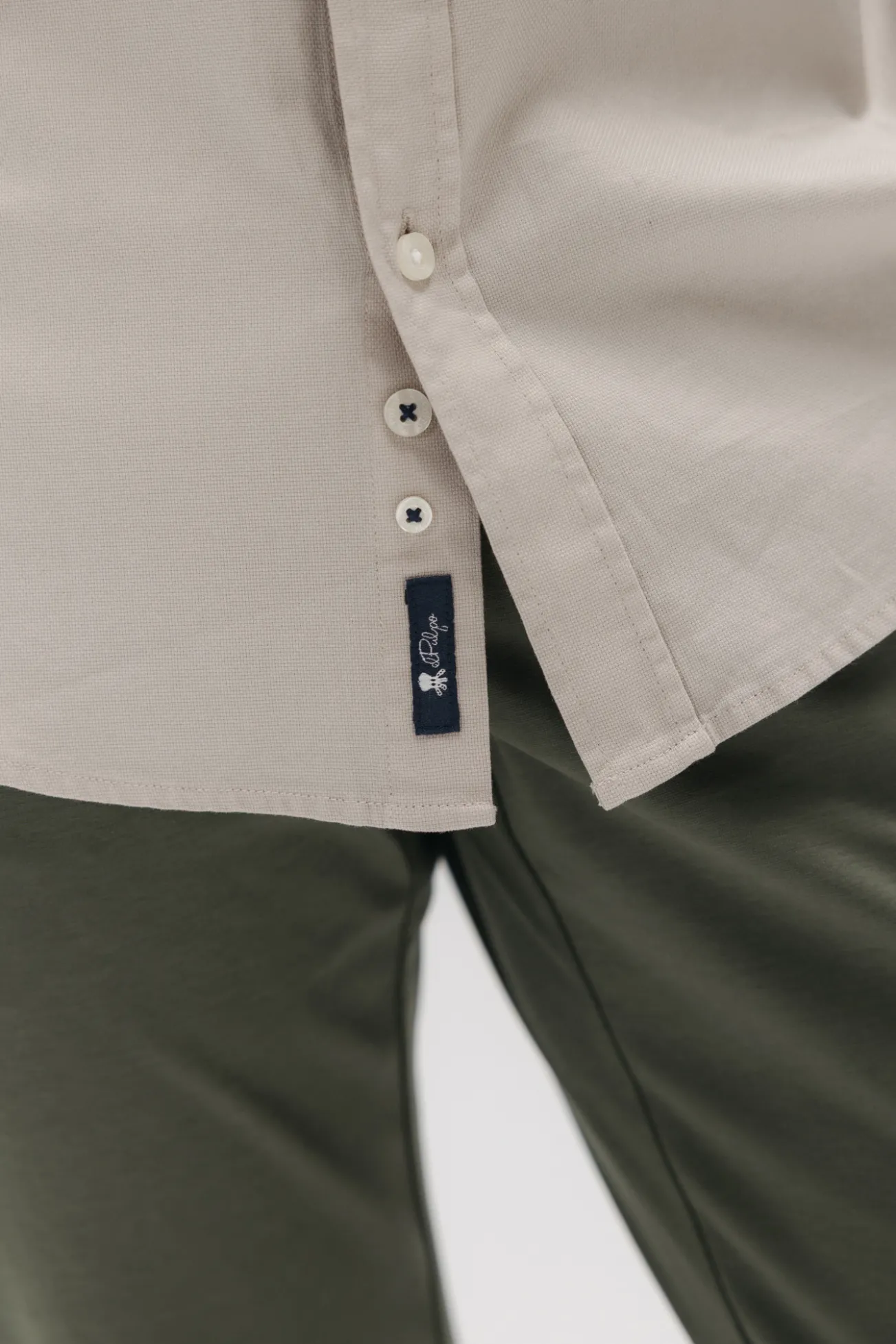 Camisa casual estructura garment